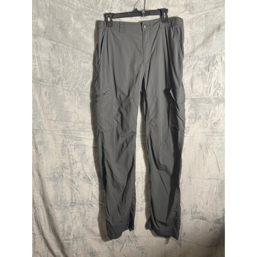 Columbia Men's Omni Shade Sun Protection Cargo Hiking Pants Gray Size 34W 34L‎